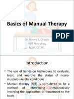 Basics of Manual Therapy: Dr. Nistara S. Chawla MPT Neurology Miap, CSTMT