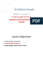 MEMS 0031 Electric Circuits: Chapter 7: Lecture 7-3