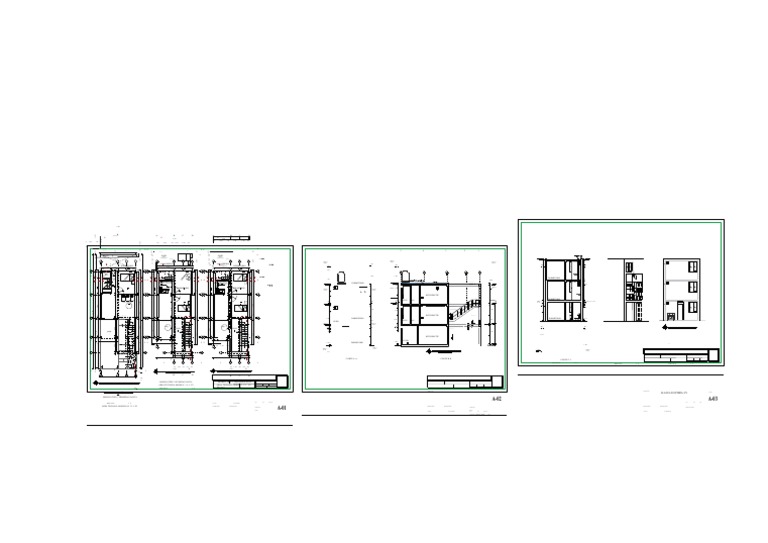 3-Story Apartment Building (DWG) - Model | PDF