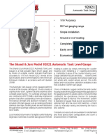 Product Data Sheet: The Shand & Jurs Model 92021 Automatic Tank Level Gauge