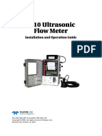 4210 Ultrasonic Flow Meter User Manual