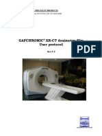 Gafchromic XR-CT Dosimetry Film User Protocol: 1361 Alps Road Wayne NJ 07470 Tel: 973-628-4000