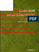 Construir en Lo Construido - La Arquitectura Como Modificación Por Francisco de Gracia11111