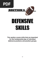 Defensive Line Drills and Techniques | PDF | Quarterback | Sports
