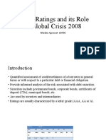 Credit Ratings and Its Role in Global Crisis