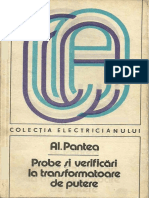 337854029 Probe Si Verificari La Transformatoare de Putere PDF