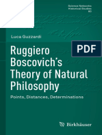 Guzzardi Ruggiero Boscovich's Theory of Natural Philosophy Points, Distances, Determinations