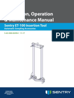 Installation, Operation & Maintenance Manual: Sentry ET-100 Insertion Tool