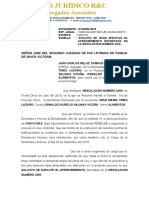 Expediente N°02399-2019 - Cruz Maria Tineo Lazaro Escrito 04 - Declare Rebelde y Fije Fecha y Hora para Audiencia Unica