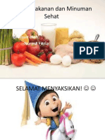 Artikel Makanan Dan Minuman Sehat (Penjas)