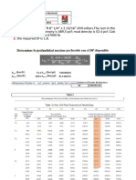 Profundidad Máxima de Perforación 