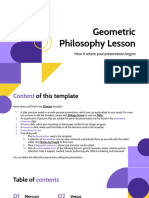 Geometric Philosophy Lesson by Slidesgo