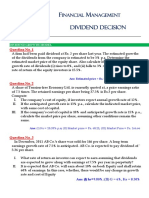 Dividend Decision Question-3