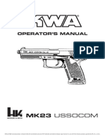 KWA H&K MK23 USSOCOM Manual