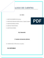 Catalogo de Cuentas