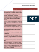 Lista Verificacion - Revisión Alta Dirección