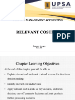 Relevant Costing - Slides