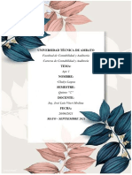 Universidad Técnica de Ambato: Facultad de Contabilidad y Auditoría Carrera de Contabilidad y Auditoría