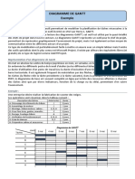 Diagramme Gantt Exemple