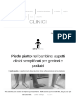 PIEDE PIATTO_ ASPETTI CLINICI _ ortopediatria