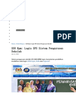 SSO KPM: Login SPS Sistem Pengurusan Sekolah: Mypt3