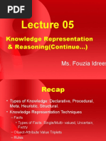 Artificial Intelligence Knowledge Representation Lecture 05