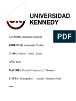 Monografía I - Derecho Tributario Penal - Emanuel Argañaraz