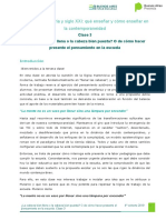 Clase 3 - ¿La Cabeza Bien Llena o La Cabeza Bien Puesta - O de Cómo Hacer Presente El Pensamiento en La Escuela