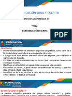 Comunicación escrita: normas y estructuras para un discurso claro