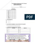 Tabla de Respuestas Octavo Superacion Primer Periodo