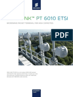 Mini-Link™ PT 6010 Etsi: Microwave Packet Terminal For High Capacities