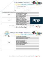 Horario Acumulativo Cuarto A y B