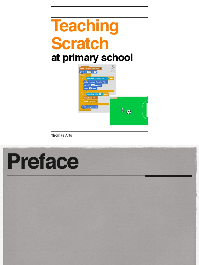 Teaching Scratch: at Primary School | PDF | Scratch (Programming ...