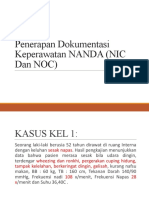 PENERAPAN Dokumentasi Keperawatan NANDA (NIC Dan NOC 2019
