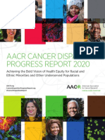AACR - Cancaer Disparities Progress Report - 2020