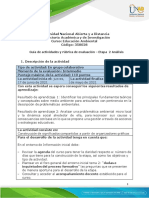 Guia de Actividades y Rúbrica de Evaluación - Unidad 1 - Etapa 2 - Análisis