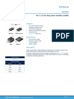 STPS2L40: 40 V, 2 A Low Drop Power Schottky Rectifier