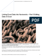 Linking Excel Data Into Navisworks - Part 3 Editing Data in Excel - RVIT