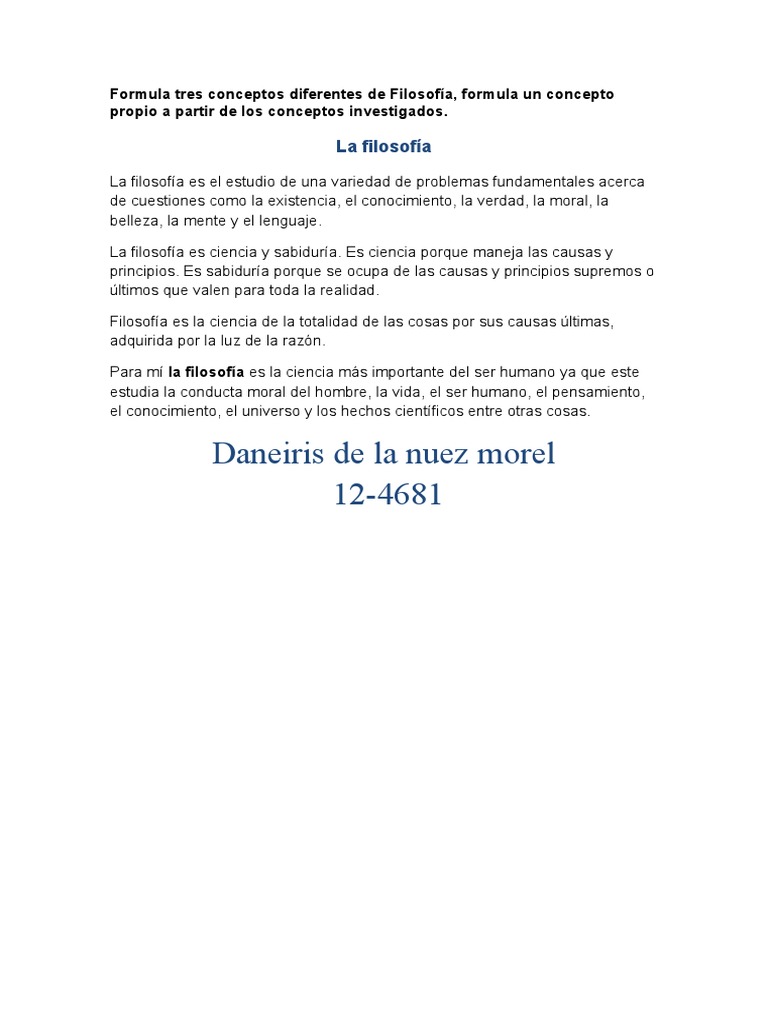 Daneiris Tarea 1 Fundamento | PDF