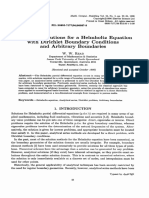 Analytical Solutions For A Helmholtz Equation With Dirichlet Boundary Conditions and Arbitrary Boundaries