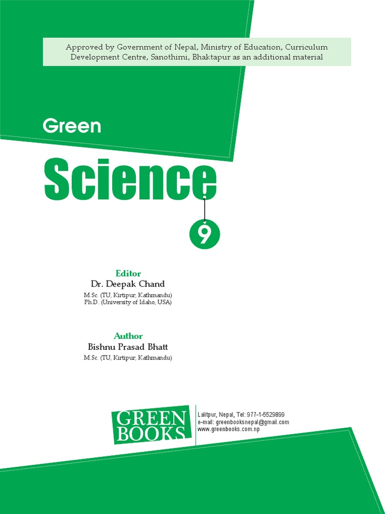 Green Science 9 Final PDF (2076) | PDF | International System Of Units ...