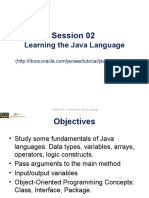 Session02 2slots Learning The Java Language SuTV