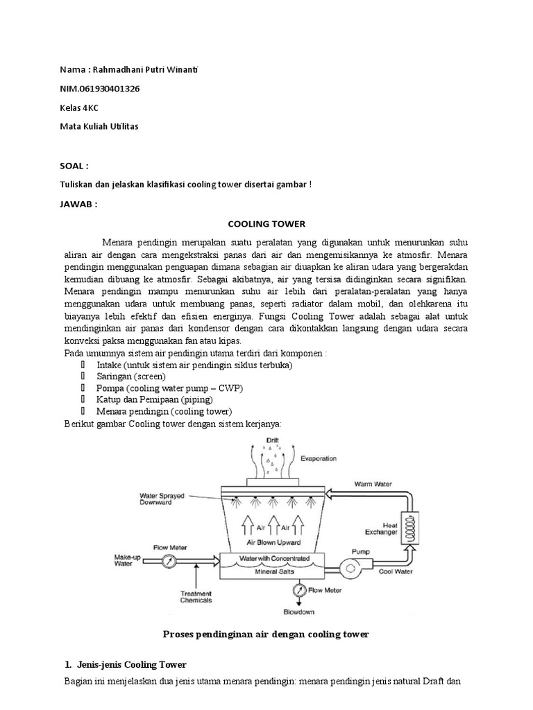 COOLING TOWER CLASSIFICATION PDF