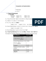 Computation and Implementation Sensible Heat Gains