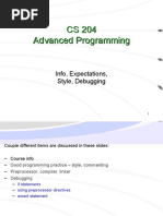 CS 204 Advanced Programming