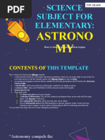 Science Subject For Elementary - 2nd Grade - Astronomy by Slidesgo