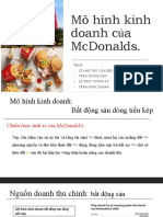 Mô Hình Kinh Doanh C A McDonalds