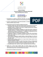 Rueda de Prensa-Agenda por Michocán 21-27 May28,21