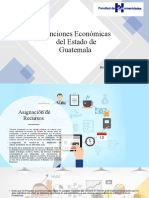Funciones Económicas Del Estado de Guatemala