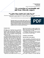 Mendes Et Al (1995) - Supercritical CO2 Extraction of Carotenoids and Other Lipids From Chlorella Vulgaris